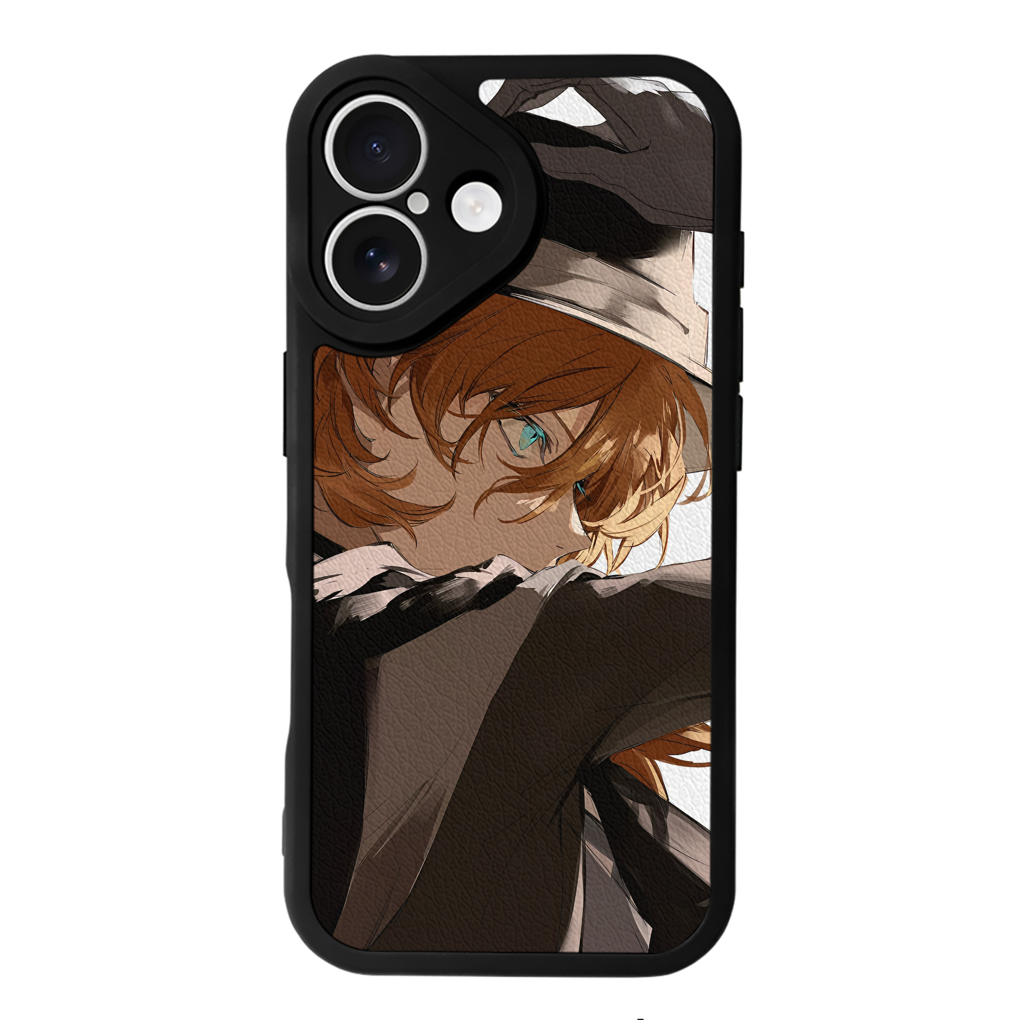 （画像用） 文豪ストレイドッグス Bungo Stray Dogs 【iPhone 16シリーズ対応】シリコンスマホケース（レザー調） 材質：シリコン